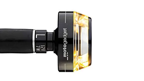 Motogadget Motorradblinker LED Lenkerendenblinker m-Blaze schwarz rechts