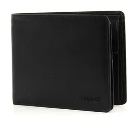 bugatti Primo Geldbeutel Männer Leder - Elegante schwarze Geldbörse für Herren - Herren-Geldbörse aus weichem Leder mit 10 Kartensteckfächern und Doppelscheinfach. Kompakt und leicht, ideal für die Hosentasche. Markenqualität von Bugatti.