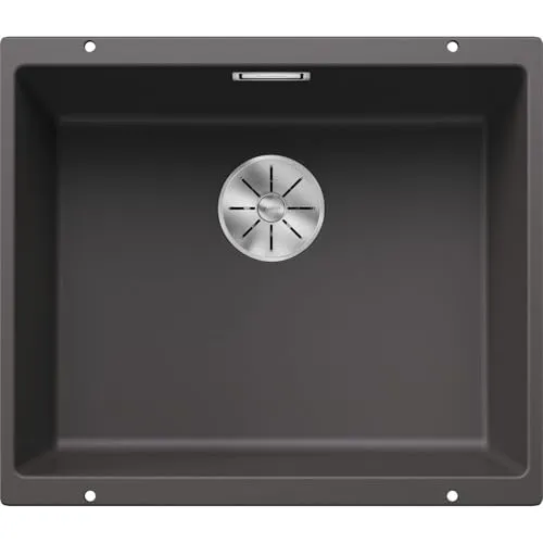 Blanco Subline 500-U Granitspüle, felsgrau (523433) in grau von BLANCO
