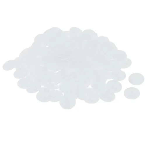 100stk 6mm Kreuzschlitzschraube 17mm Kopf Dmr Kunststoff Kappe Abdeckung weiß