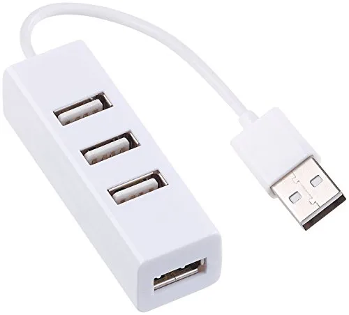 Produktbild Xystec USB Mehrfachstecker: Superkompakter USB-2.0-Hub mit 4 Ports, bis 480 Mbit/s (USBverteiler, Tablet-USB-Hub, Mehrfach Stecker)
