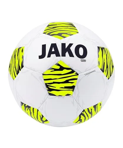 JAKO Wild Trainingsball weissgelb, 5 Ohne Geschlecht