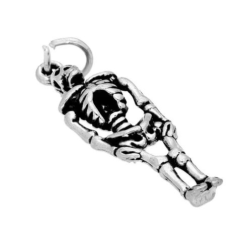 TheCharmWorks Sterling-Silber Skelett CharmAnhänger | Silver Skeleton Charm