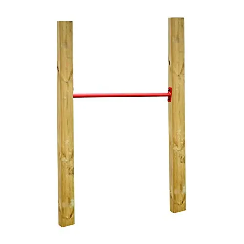 Loggyland Reckanlage, Turnreck für Kinder - Schaukeln & Turnen im Garten, höhenverstellbares Metallreck für vielseitigen Spielspaß, Hersteller: TikTakToo