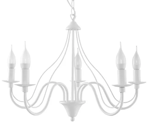 Minerwa 5x E-14 Kerzen Kronleuchter von Sollux Lighting