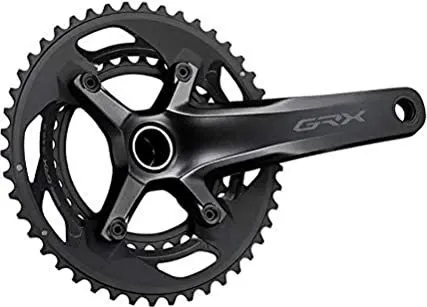 Shimano GRX FC-RX600 (172.50 mm) - Hochleistungs-Velokurbel - Veloantrieb, Velokurbel mit optimierter Kraftübertragung für Gravel- und Touring-Räder, ideal für anspruchsvolle Strecken.