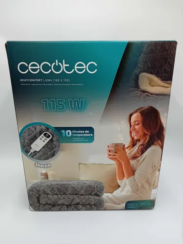 Cecotec Heizdecke HeatConfort Luma, 160 x 130 cm mit automatischer Abschaltung