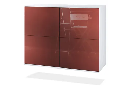 Vladon Kommode Rova V3 in rot von Vladon