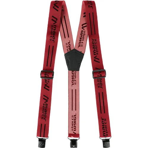 Maier Sports Suspender salsa/graphite (M11306) in rot von Maier Sports
