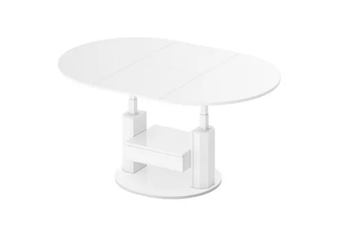 HPM-111 Ausziehbarer runder Couchtisch von Design Impex