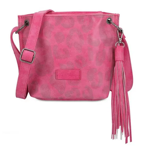 Fritzi aus Preußen Umhängetasche Leo - Umhängetasche in Squeezy Pink mit trendigem Design, geräumigem Hauptfach und verstellbarem Schulterriemen – ideal für modebewusste Looks.