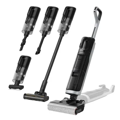 DREAME H14 Dual Nass- und Trockensauger 5-in-1 - Vielseitiger 5-in-1 Staubsauger mit 180° Liegeposition und 18000 Pa Saugleistung. Genießen Sie die intelligente App-Steuerung und die selbstreinigende Bürste für eine mühelose Reinigung.