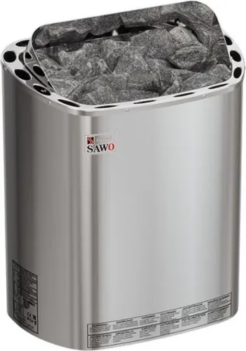 SAWO Saunaofen SCANDIA 4.5 kW - Saunaofen Scandia für Saunakabinen von 3-9 m³, leistungsstark mit 4.5 kW, ideal für entspannende finnische Saunagänge, ohne Steuerung.