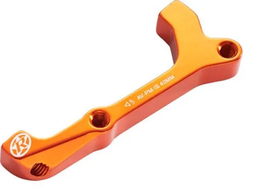 Reverse Fahrrad Bremsscheiben DISC Adapter IS-PM Ø HR 180 oder VR 200 Orange