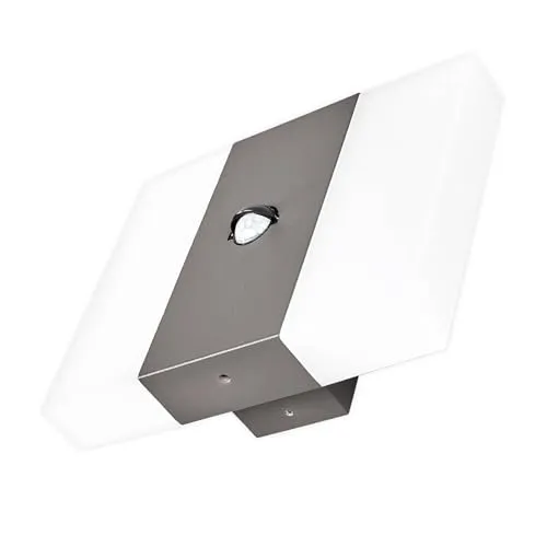 Lindby Außen-Wandleuchte Kumi - Moderne Außen-Wandleuchte mit fest verbautem LED-Leuchtmittel und Bewegungsmelder, aus Aluminium in grafitgrau und weiß, ideal für sichere und stilvolle Beleuchtung im Außenbereich.