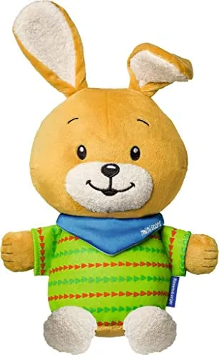 Ravensburger ministeps 4199 Kuschelhase Pelle, schmuseweiches Kuscheltier zum Spielen, Schlafen und Liebhaben, 25 cm, Baby Spielzeug ab 0 Monate