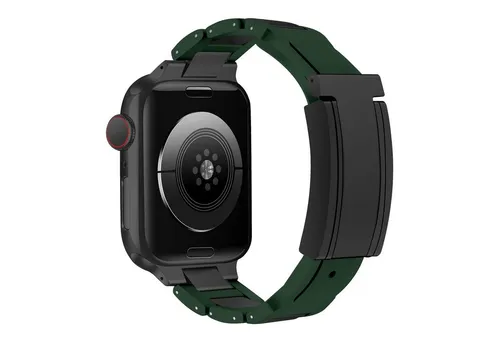 Wigento Smartwatch-Armband Für Apple Watch Series 10 46mm / 9 8 7 45 / 6 SE 5 44mm Edelstahl Band, Edelstahl, Magnetverschluss, verstellbar