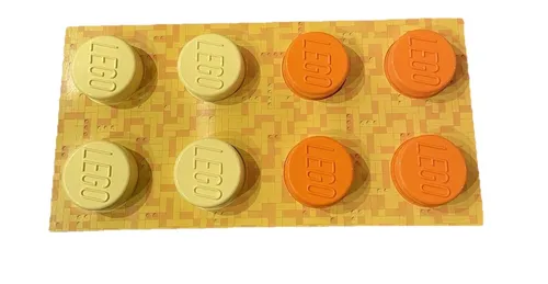 LEGO Aufbewahrungsbox stapelbar 2 x 4 Noppen (light purple/bright purple) - Stapelbare 4-teilige Aufbewahrungsboxen für das Baby- & Kinderzimmer, ideal zur Aufbewahrung von Kleinteilen und Spielzeugen. Kompatibel mit anderen LEGO Storage Bricks.