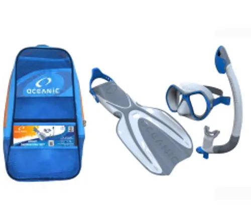 DUWT® Oceanic Maske/Schnorchel/Flossen Set inkl. Rucksack
