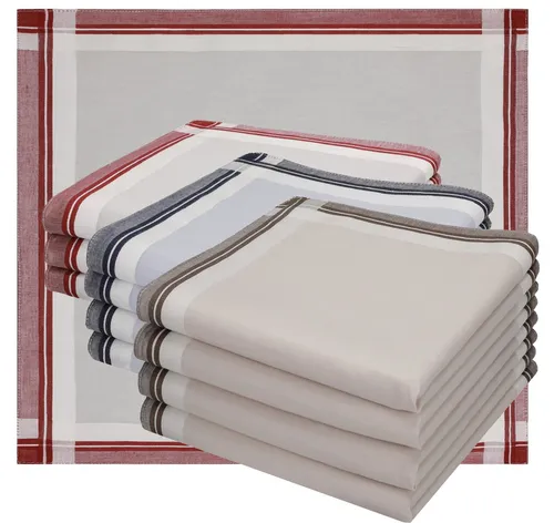 Betz Stofftaschentücher - Leo 2 Dessin 1 - Hochwertige Taschentücher für Herren aus 100% Baumwolle, atmungsaktiv und langlebig. Ideal für den Alltag und als Geschenk, maschinenwaschbar bei 60°C.