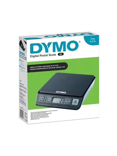Dymo M2 Digitale Postwaage 2Kg Schwarz - Industriewaagen & Zubehör - Präzise, tragbare Postwaage mit 2 kg Tragkraft, ideal für den Versand. Funktionen wie Tara und Hold sorgen für einfache Handhabung.