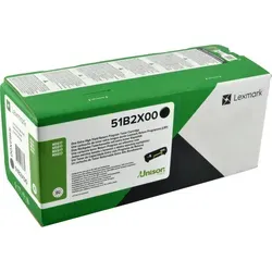 Lexmark Toner 51B2X00 schwarz - Originaltoner für bis zu 20.000 Seiten, kompatibel mit MS und MX Serien