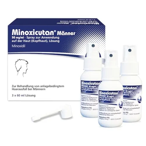Minoxicutan Männer 50 mg/ml Spray Lösung 180 ml