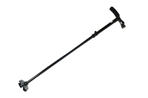 tempo di saldi Gehstock Schwarz Aluminium Magic Cane Gehstock mit LED-Licht und Höhenverstellung von 86 bis 95,5 cm