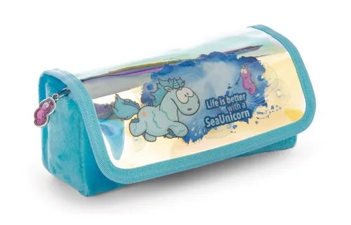 NICI 49721 Mäppchen Einhorn Aquario - 19x9x9cm, aus nachhaltiger Herstellung mit zauberhaften Illustrationen und ideal zum Verschenken