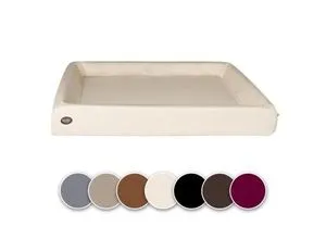 SABRO KUDDE Orthopädisches Hundebett – Ergonomisches Kunstleder für maximalen Komfort - Das KUDDE Hundebett von SABRO bietet ergonomisches Design und hochwertige Materialien. Pflegeleicht und wasserabweisend, ist es ideal für jeden Hund und sorgt für einen gemütlichen Schlafplatz.