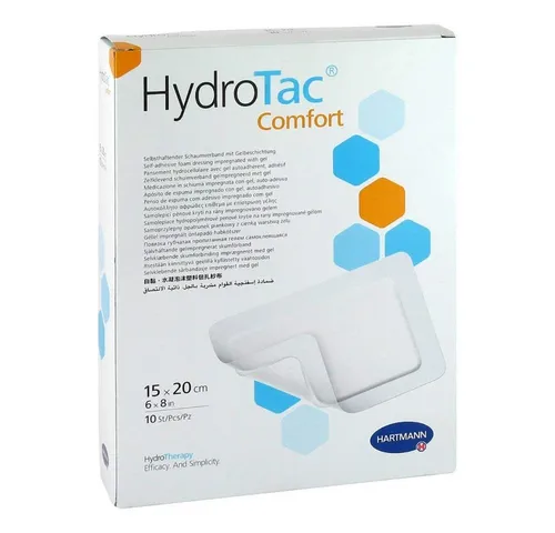 Wundpflaster Hartmann HydroTac® Comfort 15x20 cm - Pflaster für die Wundbehandlung, fördert die Heilung durch feuchtes Wundmilieu und ist ideal für exsudierende Wunden. Hypoallergener Kleberand sorgt für sichere Fixierung.