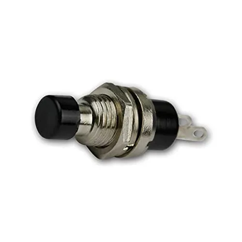 Sintron Connect 10er Tüte Miniatur-Taster Öffner, 1-polig, 1A, Schwarz