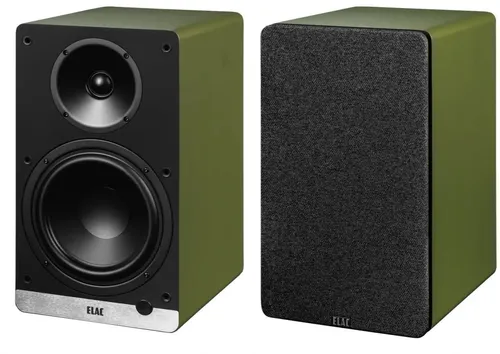 Elac ConneX DCB61 - Aktiv Lautsprecher Paar in Grün - Regal-Lautsprecher mit vielseitigen Anschlussmöglichkeiten, kraftvollem Sound und elegantem Design für ein herausragendes Hörerlebnis.