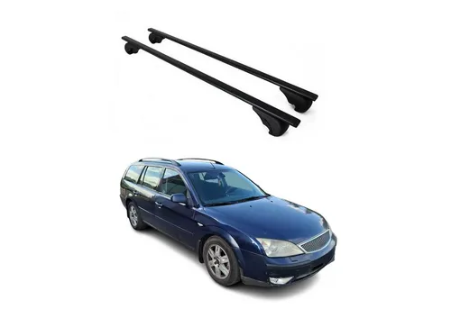 OMAC Dachträger für Ford Mondeo Turnier 2000-2007 - Dachgepäckträger aus hochwertigem Metall, abnehmbar und wasserdicht. Ideal für Outdoor-Abenteuer, bietet Flexibilität und Sicherheit beim Transport Ihrer Ausrüstung.