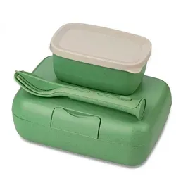 Koziol Lunchbox Candy Ready 3tlg. Kunststoff Grün