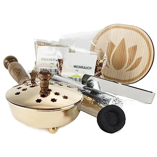 Räucherpfanne Set 6 teilig von myZirbe
