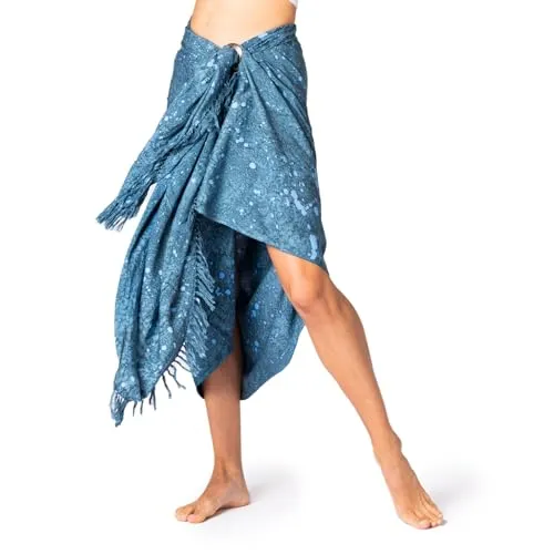 PANASIAM Sarong B904 lunar landscape XL in grau von PANASIAM