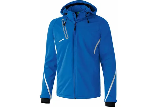 Erima Herren Softshelljacke Function (906402) - new royal/weiß, 3XL - Funktionsjacke mit abnehmbarer Kapuze und ERIMA-TEX für optimalen Wetterschutz. Wasserdicht, winddicht und atmungsaktiv für höchsten Tragekomfort.