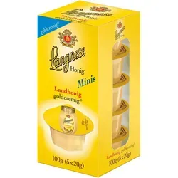 Langnese Honig, Langnese Minis Landhonig goldcremig streichzart buttergelb 5x20g
