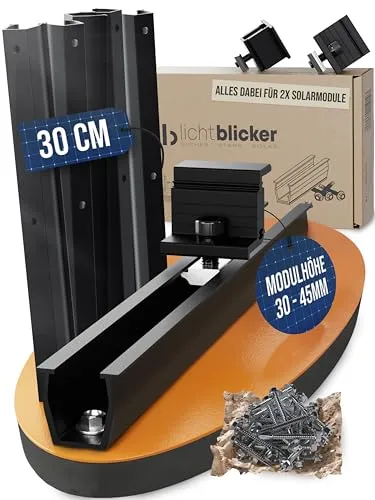 Solarmodul Halterung 30cm für Flachdach und Wand – Stabil & Vielseitig