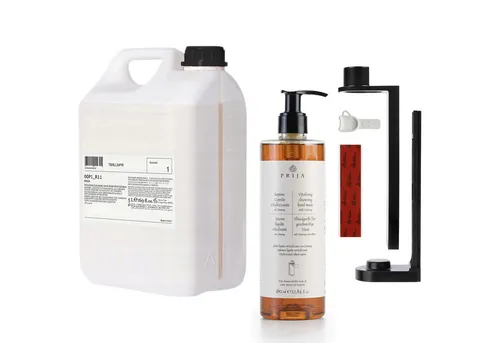 Prija Flüssigseife mit Ginseng, 5000 ml - Seife für Drückspender, vitalisierend mit Ginseng-Extrakten, dermatologisch getestet und vegan, ideal für eine sanfte und wohltuende Reinigung.