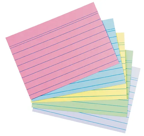 herlitz Karteikarten Recycling DIN A6 liniert sortiert 200 Karten