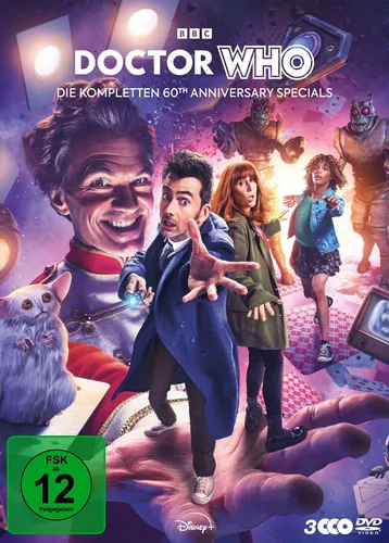 Doctor Who – Die kompletten 60th Anniversary Specials [3 DVDs] - Fantastische Sci-Fi Filme für Fans, inklusive aller Specials zum 60-jährigen Jubiläum, ideal für jeden Doctor Who Enthusiasten.