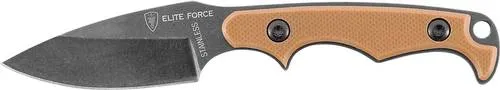 Elite Force EF714 Jagdmesser - Kompaktes Neck-Knife  - Feststehendes Messer mit 55mm Droppoint-Klinge, nur 40g leicht und ideal für Outdoor-Abenteuer. Sicher in Kydexscheide verstaut, immer griffbereit!