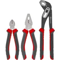 Original Einhell Zangen-Set 3-tlg. – Seitenschneider, Kombizange und Wasserpumpenzange