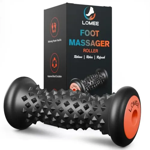 Fußmassagerolle für Plantarfasziitis, Fußgewölbe & Fersenschmerzen | Tiefengewebsmassage, Ergonomisches Fußdesign mit Abgerundeter Oberseite