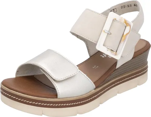 Remonte Keilsandaletten Damen 31393836393536 Beige 37 EU