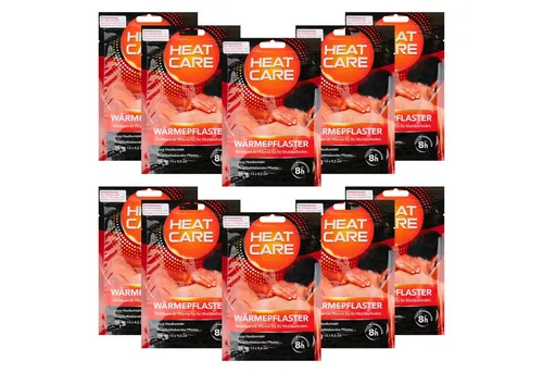 ARLI Wärmepflaster ARLI Set: 10x Wärmepflaster 13x9,5 cm selbstklebend (Wärmepad, 10 St., Pflaster), für Rücken Schulter und Nacken Wärmepad Pflaster