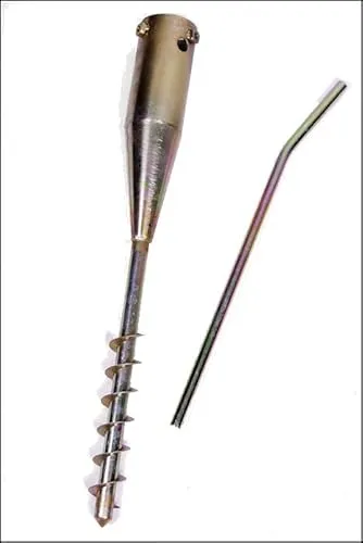 Spetebo Stahl Bodenhülse für Sonnenschirme