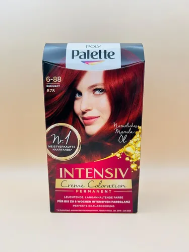 Poly Palette Intensiv Creme Coloration 6-88/678 Rubinrot *NEU*